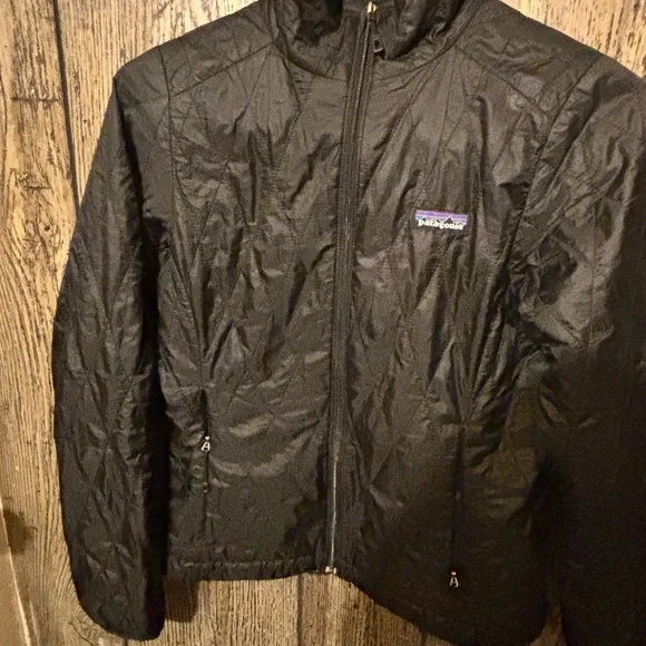 Patagonia Black Quilted Jacket women’s small - Picture 4 of 8